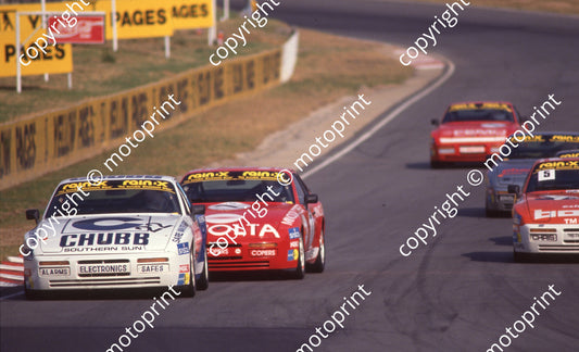 1989 Kya Porsche Cup 22 Sarel vd Merwe 7 Nicolo Bianco (Colin Watling Photographic) (29)