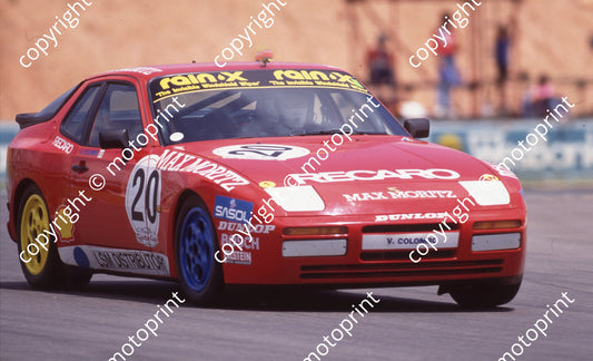 1989 Kya Porsche World Cup 20 Vittorio Colombo (Colin Watling Photographic) (4)