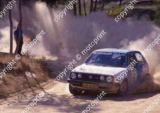 1989 Nissan Intnl Rally 8 Frank Lindemann, Johan Sieling Golf (Colin Watling Photographic) (38)