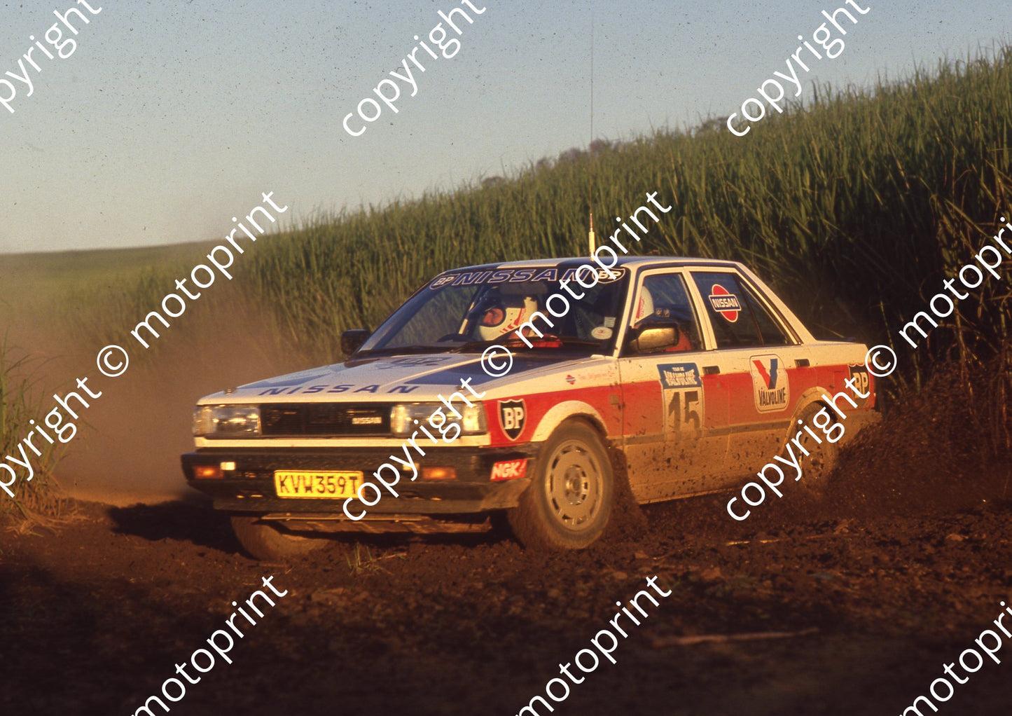 1989 Tour de Valvoline 15 Koos Roos, Dave McGregor Nissan  Sentra (Colin Watling Photographic) (6)
