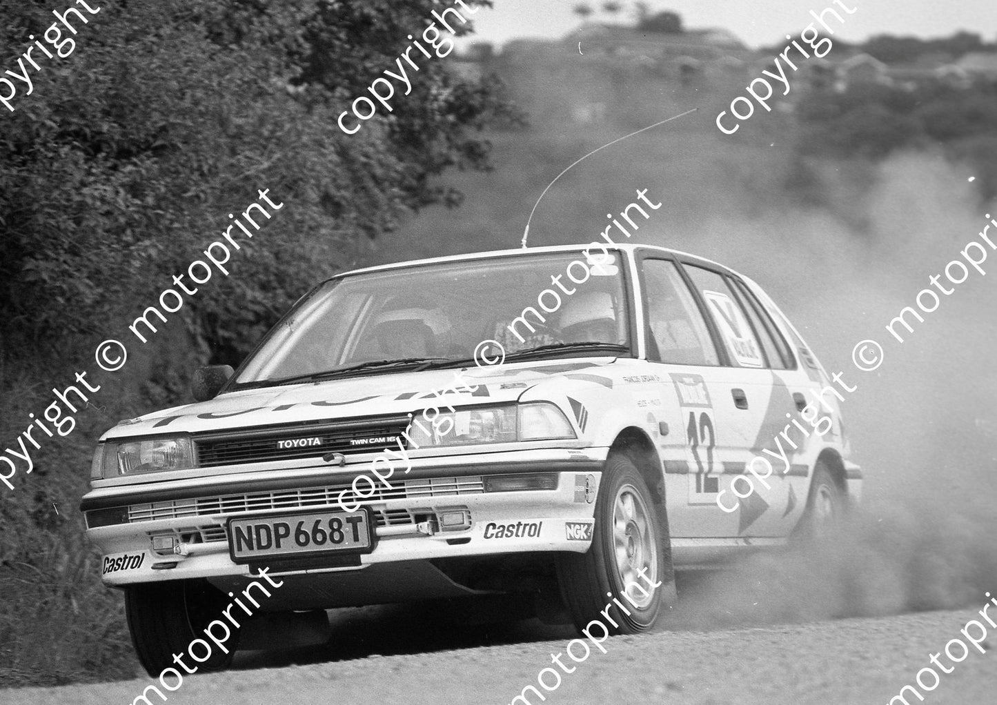 1989 Tour de Valvoline Rally 12 Roelof Fekken, Francois Jordaan Toyota (Colin Watling Photographic) (4)
