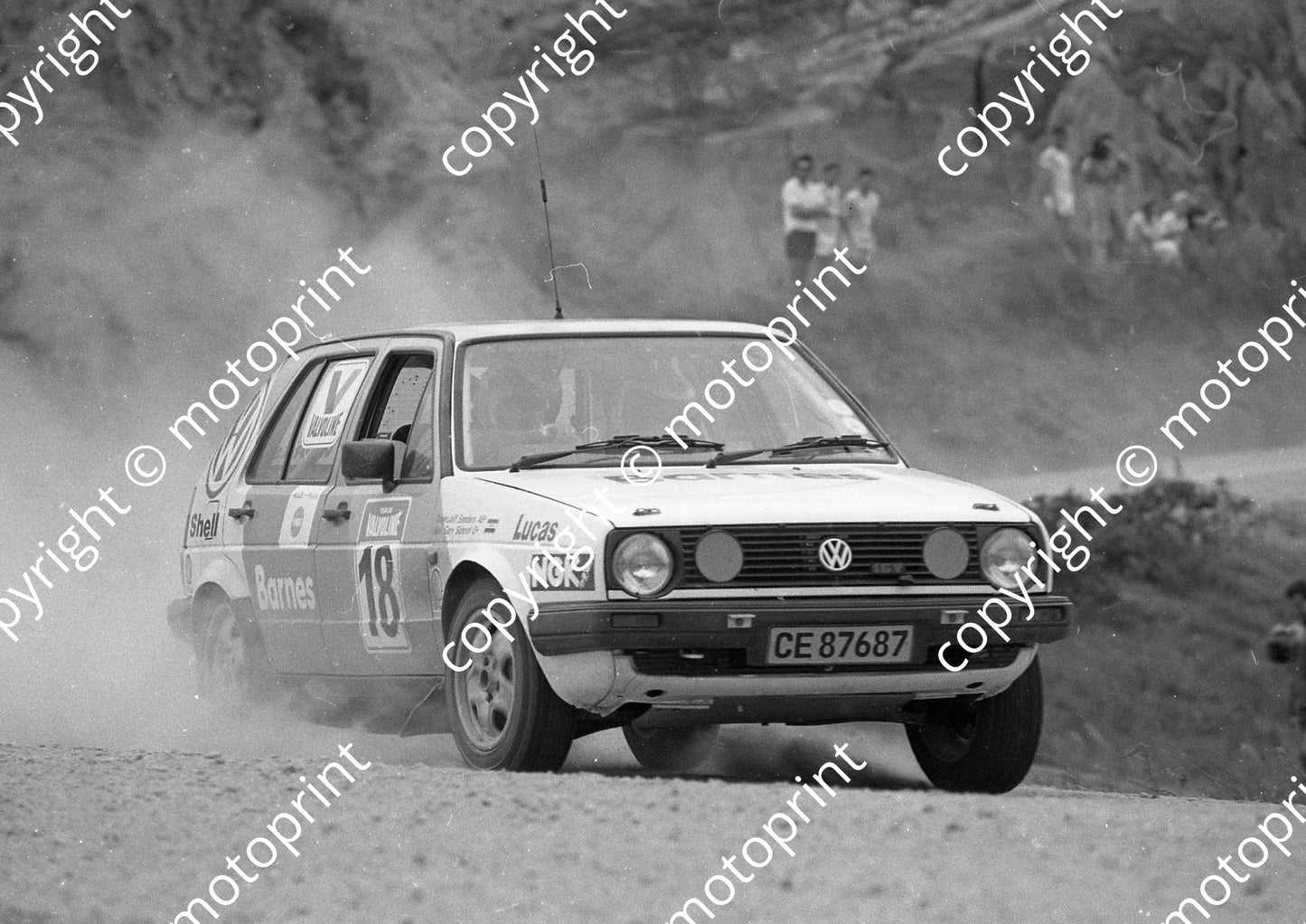 1989 Tour de Valvoline Rally 18 Jeff Sanders, Gary Schoof GOlf (Colin Watling Photographic) (1)