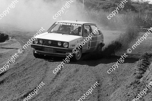 1989 Tour de Valvoline Rally 9 Frank Lindermann, JOhan Sieling Golf (Colin Watling Photographic) (1)