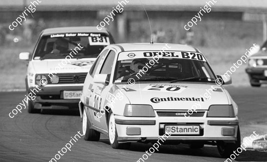 1989 Welkom Stannic 20 Mike Briggs Opel (Colin Watling Photographic)389