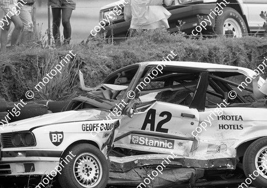 1989 Welkom Stannic 2 Geoff Goddard BMW incidents check circuit (Colin Watling Photographic)378 (3)