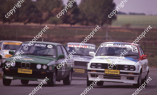 1989 Welkom Stannic 6 Farouk Dangor 2 Geoff Goddard both BMW325S 25 Marthinus Briers  Golf 16V (Colin Watling Photographic) (20)