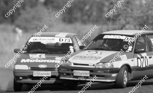 1989 Welkom Stannic 70 Ben Morgenrood Mazda 73 Neil Brink Laser check circuit (Colin Watling Photographic)  (1)