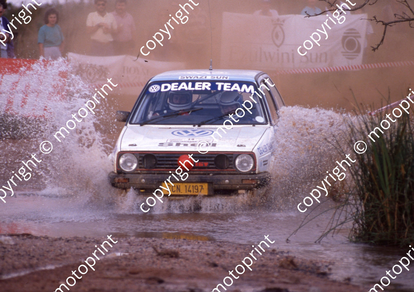 1990 Castrol Intnl 14 Paolo Piazza-Musso, Gill Tarlton VW Golf (R Swan) (12)