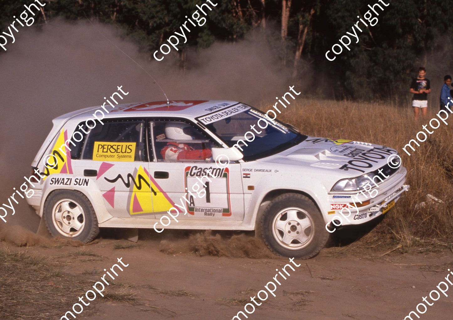 1990 Castrol Intnl 1 Serge Damseaux Toyota, Vito Bonafede Toyota (R Swan) (150)