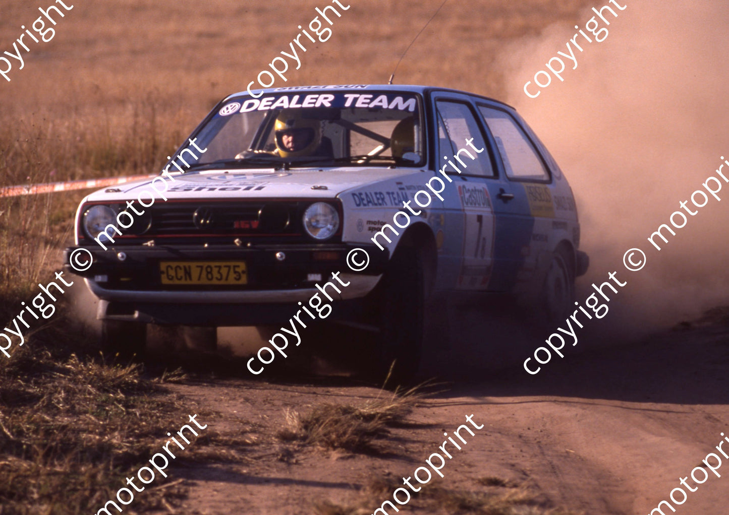 1990 Castrol Intnl 7 Glyn Hall Martin Botha VW Golf (R Swan) (7)