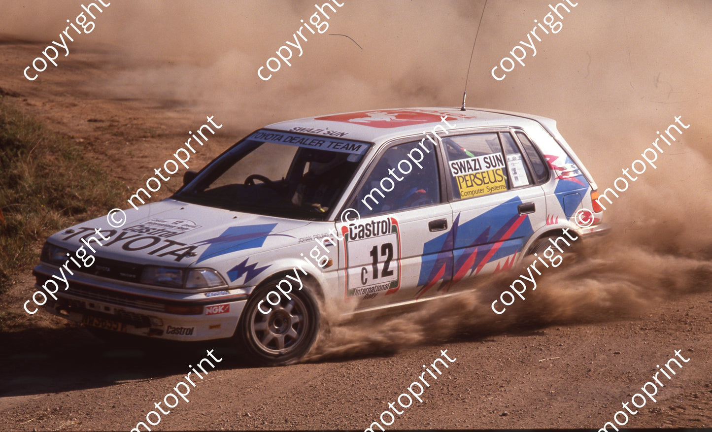 1990 Castrol Intnl Rally 12 Enzo Kuun, Johan Sieling Corolla (Colin Watling Photographic) (11)