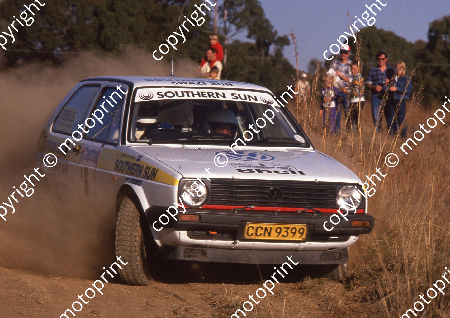 1990 Castrol Intnl Rally 6 Johan Evertse, Steve Harding Golf (Colin Watling Photographic) (99)