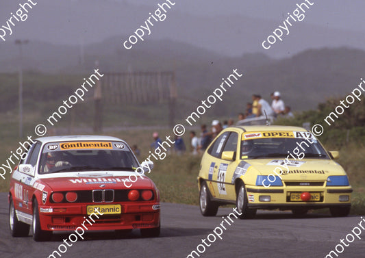 1990 EL Stannic 4 Hannes Oosthuizen BMW 325iS 12 Rodney Turner Opel Kadett 16V (Colin Watling Photographic) (7)
