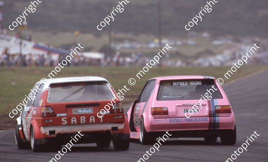 1990 EL Wesbank 48 Dave Repsold Conquest 37  Peter Lanz Golf GTi (Colin Watling Photographic)101