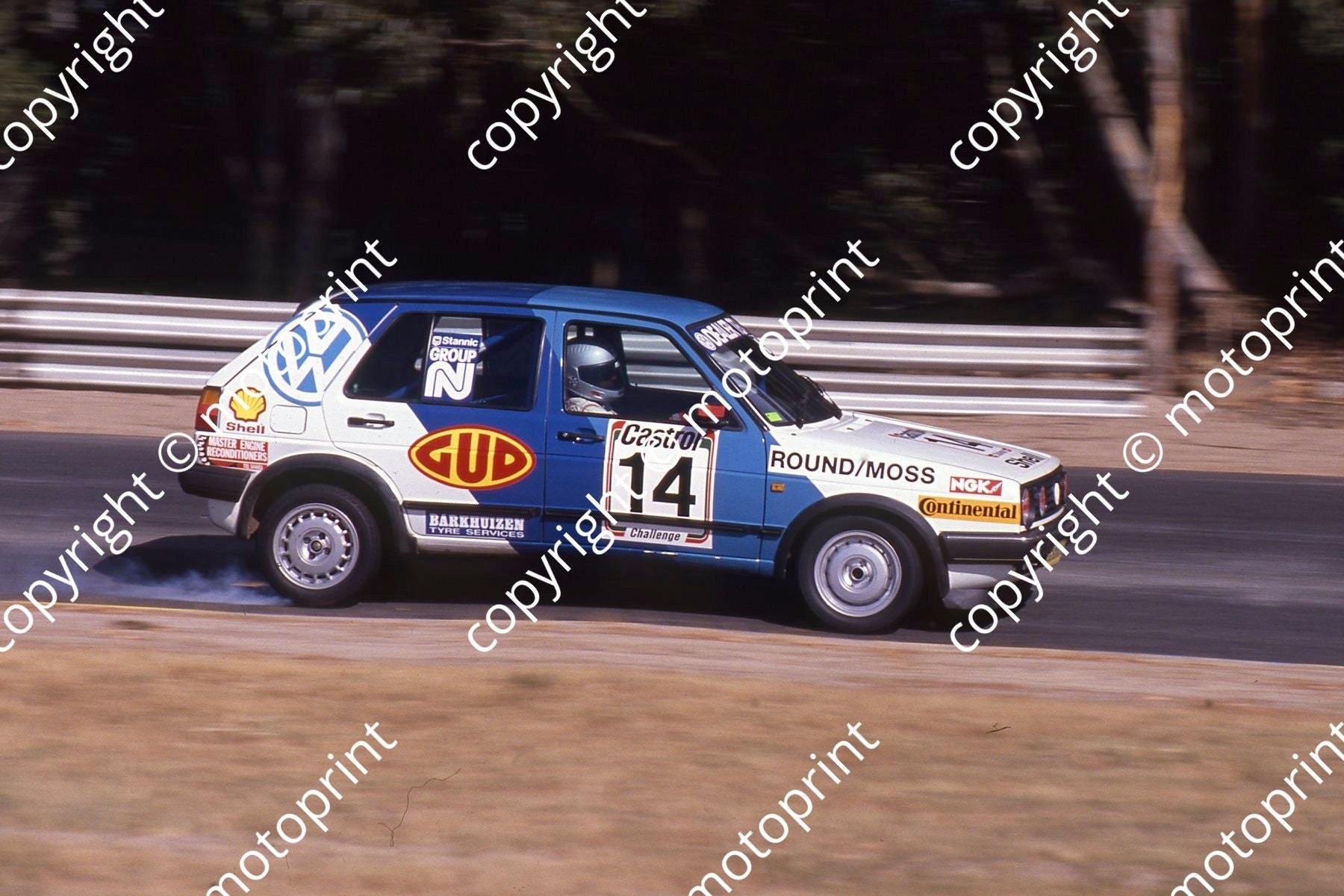 Terry Moss Racing 1990 Killarney 7 hr B14 Terry Moss John Round Golf GTi (courtesy Roger ...