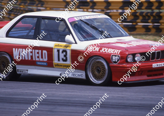 1990 Kya DTM 13  Deon Joubert BMW Winfield SCANNED A4 20X30 CM (Courtesy Roger Swan) (3)