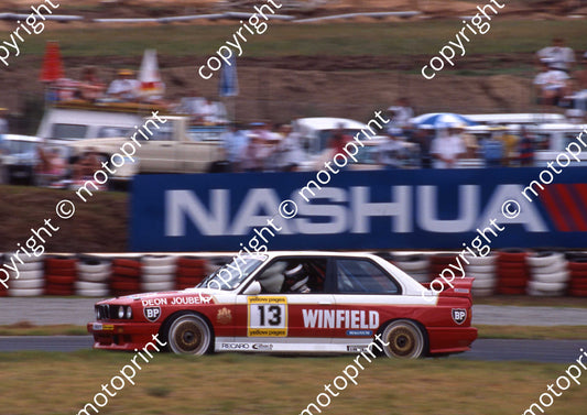1990 Kya DTM 13  Deon Joubert BMW Winfield SCANNED A4 20X30 CM (Courtesy Roger Swan) (5)