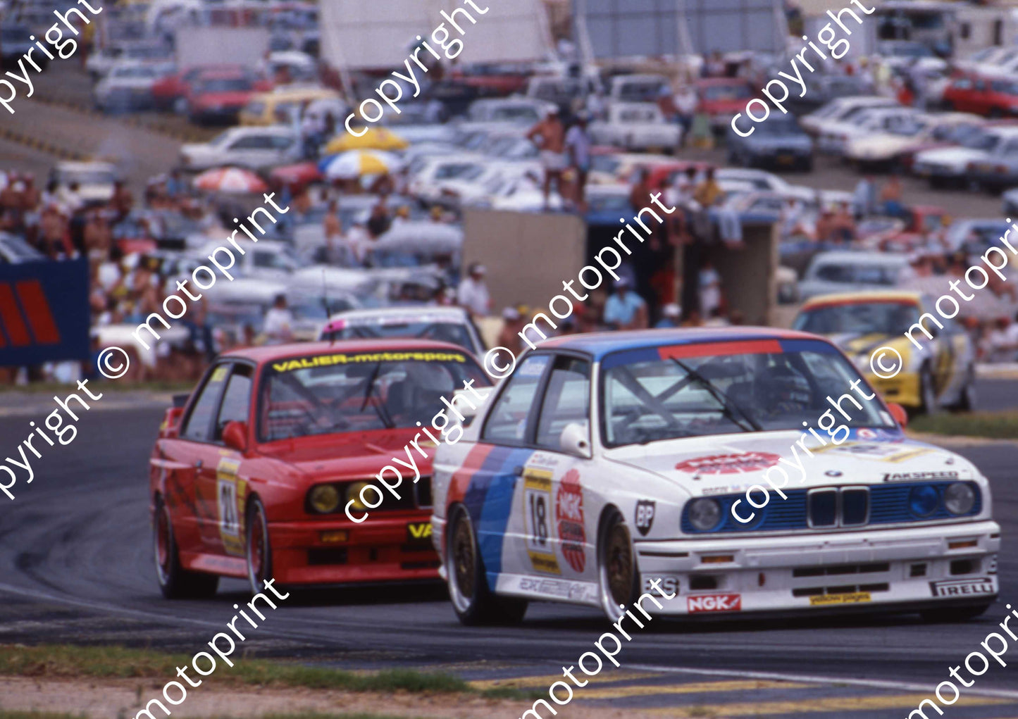 1990 Kya DTM 18 Dieter Quester 21  Franz Engstler BMWs SCANNED A4 20X30 CM (Courtesy Roger Swan) 071