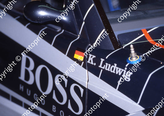 1990 Kya DTM 1 Klaus Ludwig Mercedes Konig Pilsener SCANNED A4 20X30 CM (Courtesy Roger Swan) (25)