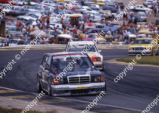 1990 Kya DTM 1 Klaus Ludwig Mercedes Konig Pilsener SCANNED A4 20X30 CM (Courtesy Roger Swan) (34)