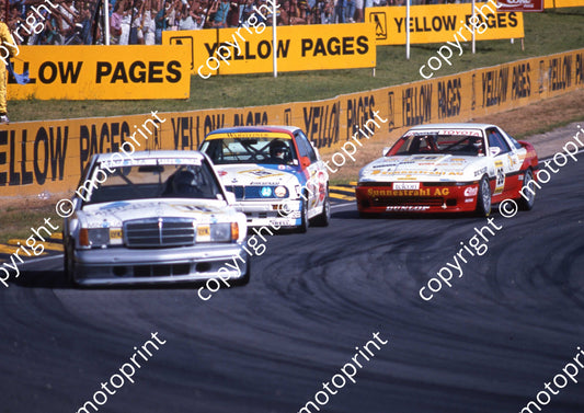 1990 Kya DTM 26 Tony Seiler Toyota 19 Armin Hahne BMW 16 Chris Aberdein- Jurg Van Ommen SCANNED A4 20X30 CM (Courtesy Roger Swan)