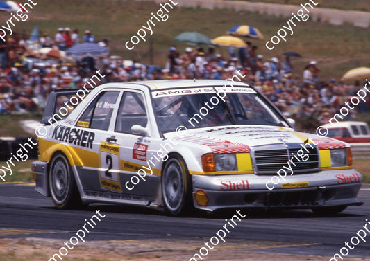 1990 Kya DTM 2 Sarel van der Merwe Mercedes Karcher (Courtesy Roger Swan) (1)