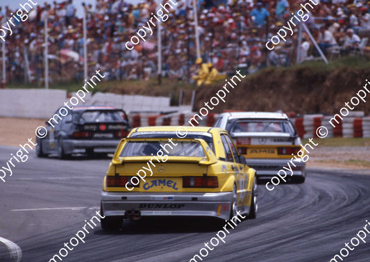 1990 Kya DTM 3 R Asch, S vd Merwe,  1 K Ludwig Mercedes  (Courtesy Roger Swan)