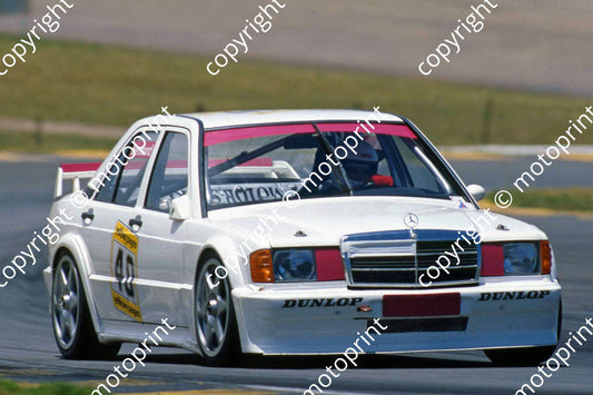 1990 Kya DTM 40 Armin Bernhard Mercedes  practice SCANNED A4 20X30 CM (Courtesy Roger Swan) (2)