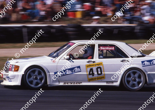 1990 Kya DTM 40 Armin Bernhard Mercedes race SCANNED A4 20X30 CM (Courtesy Roger Swan) (1)