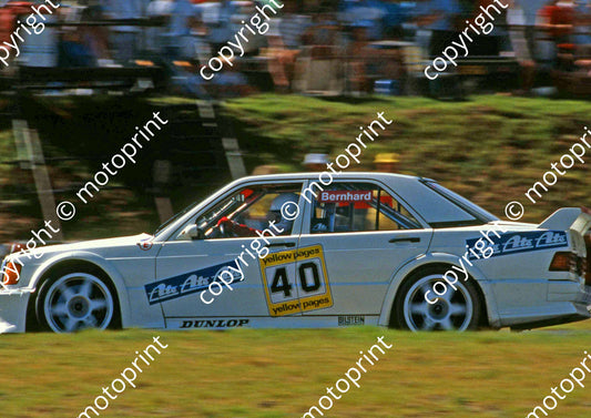 1990 Kya DTM 40 Armin Bernhard Mercedes race SCANNED A4 20X30 CM (Courtesy Roger Swan) (2)