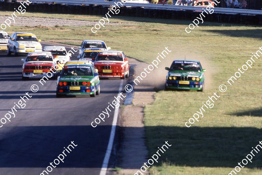 1990 Kya DTM Stan A10 P Lanz A11 R Smith A2 T Viana A3 G Goddard all BMWs (courtesy Roger Swan)
