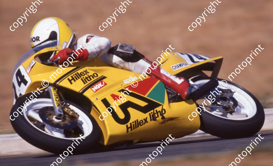 1990 Kya MC 24  Mitchell Hickey Aprilia NOTE DIFF SCHEMES (Colin Watling Photographic) 1 (5)