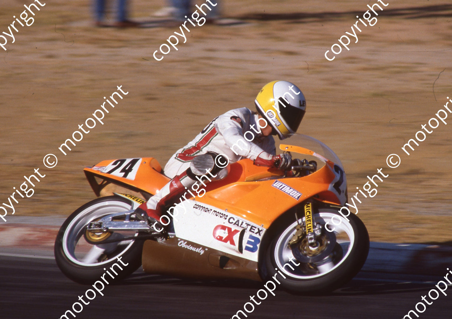 1990 Kya MC 24 Mitchell Hickey Aprilia (Colin Watling Photographic)349