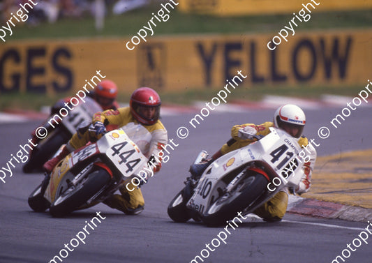 1990 Kya MC 410 Steve Behrens 444 Brad Anassis  Suzuki RGVs (Colin Watling Photographic)189