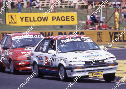 1990 Kya Stannic D71 Clive Rice Mazda scanned A4 (20x30cm) (Courtesy Roger Swan) (112)