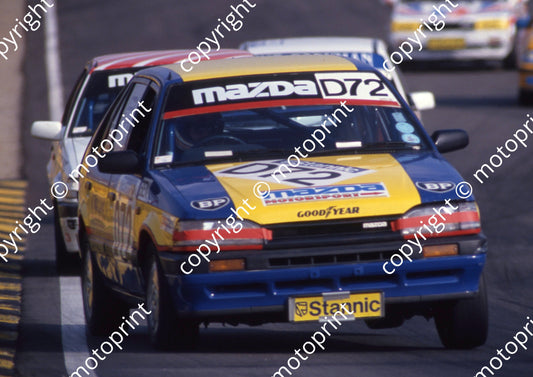 1990 Kya Stannic D72 Ben Morgenrood Mazda 323EGi scanned A4 (20x30cm) (Courtesy Roger Swan) (3)