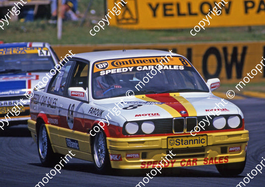 1990 Kya Stannic scanned A4 20x30 cm A8 BMW 325i Farouk Dangor; A7 Kadett Willie Hepburn 858