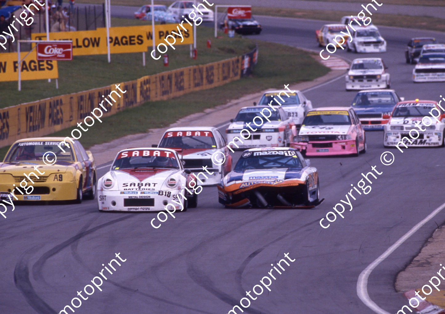 1990 Kya Wes A9 J Eekhout Commodore B18 G Dunkerley Porsche 911 37 Peter Lanz VW GTi