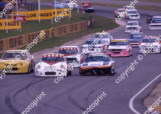 1990 Kya Wes A9 J Eekhout Commodore B18 G Dunkerley Porsche 911 37 Peter Lanz VW GTi