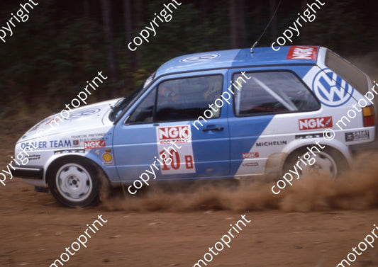 1990 NGK B10 Elisio Miranda, Francois Pretorius Golf (courtesy Roger Swan) (2)