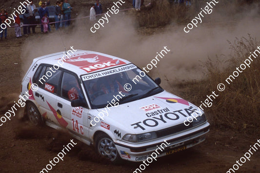 1990 NGK C14 Ben, Isebel vd Westhuizen Toyota (courtesy Roger Swan) (10)