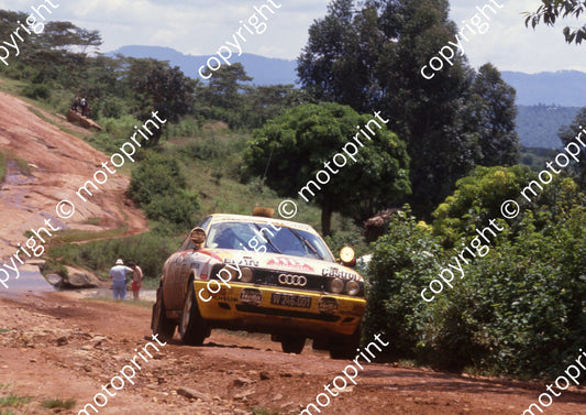 1990 Safari 14 Rudolf Stohl, Reinhard Kaufmann Audi 90 Quattro (courtesy Roger Swan) (4)