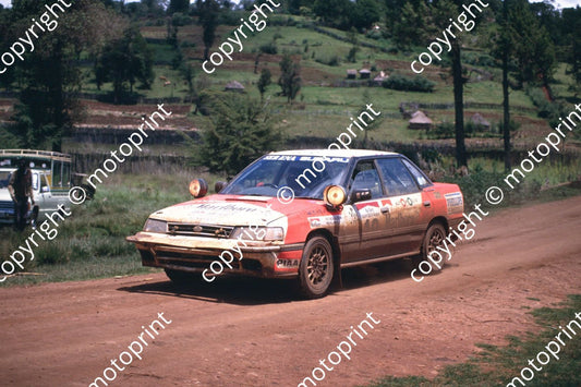 1990 Safari 18  Patrick Njiru, David Williamson Subaru Legacy (courtesy Roger Swan) (18)