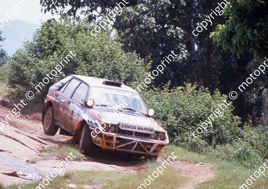 1990 Safari 4 Alessandro Fiorio, Luigi Pirollo Lancia Delta Integrale (courtesy Roger Swan) (20)