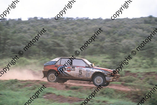 1990 Safari 5 Juha Kankkunen, Juha Piironen Lancia delta Integrale (courtesy Roger Swan) (13)