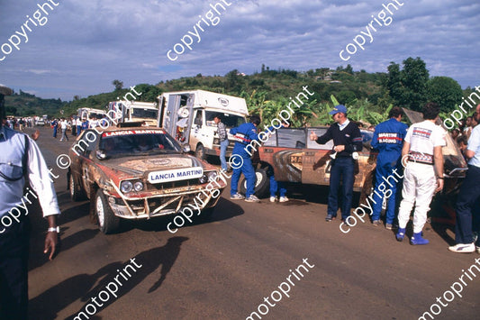 1990 Safari 5 Juha Kankkunen, Juha Piironen Lancia delta Integrale (courtesy Roger Swan) (8)