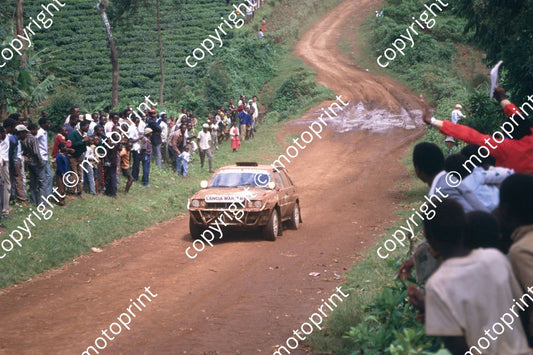1990 Safari 5 Juha Kankkunen, Juha Piironen Lancia delta Integrale (courtesy Roger Swan) (9)
