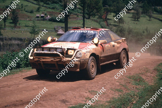 1990 Safari 67 Carlos Sainz, Luis Moya Celica GT-4 (courtesy Roger Swan) (64)