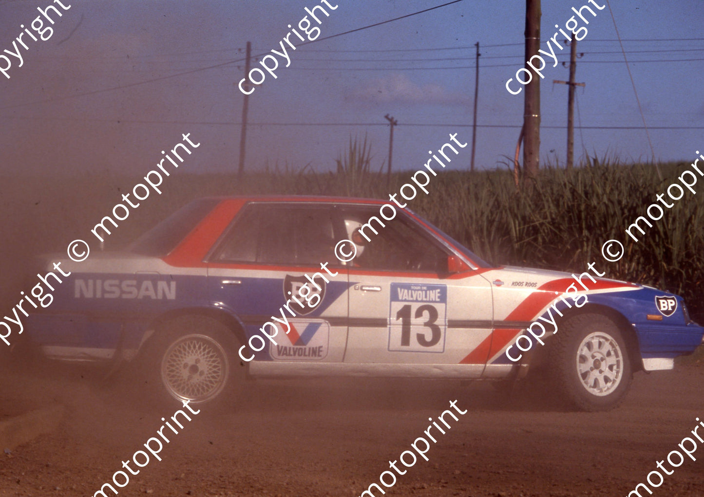 1990 Tour de Valvoline 13 Koos Roos, Dave McGregor Nissan  (courtesy R Swan) (23)