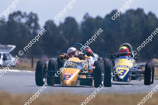 1990 Welkom Feb FV 2 Alan Kernick Tasman 190 3 Ian Pepper Tasman (courtesy Roger Swan) (3)